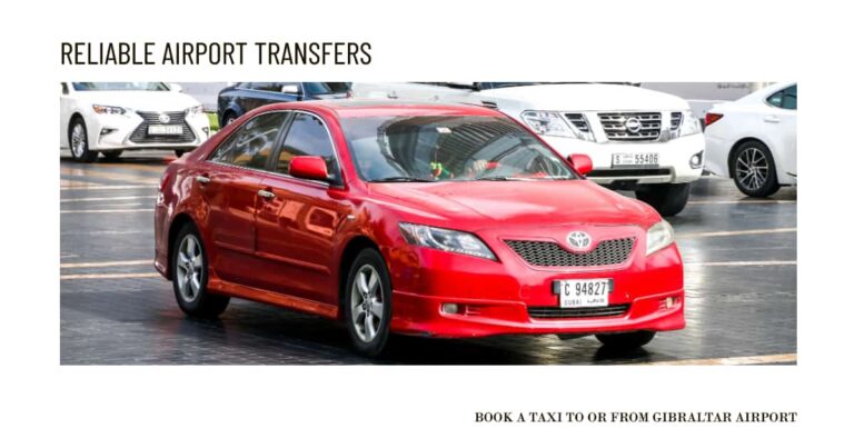 Taxis Gibraltar Airport Transfers